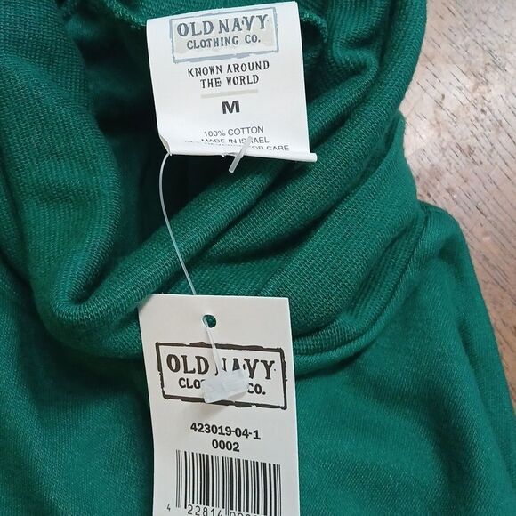 Old Navy green long sleeve turtleneck  Sz M NWT - Picture 5 of 5